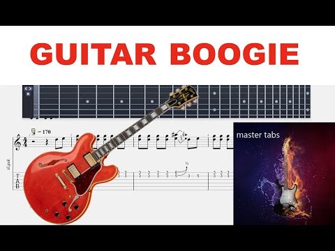 GUITAR BOOGIE #CHUCK_BERRY# |Guitar Tab| TUTORIAL#Mastertabs#BestFreeYoutubeMusicLessons|