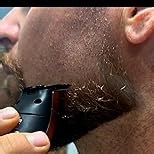 GAMMA+ Absolute Hitter Professional Cordless Hair Trimmer, Modular Color Lids, 3 Guards, 3 Modular Color Lids Included (Matte Chrome, Rose Gold, Gold)