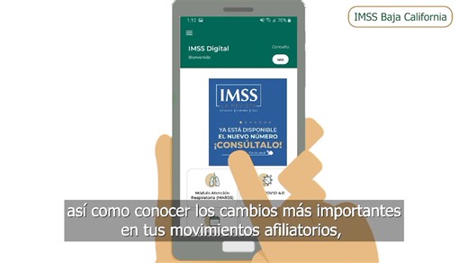 #IMSSDigital | ¿Los trámites del #IMSS al alcance de la mano? 🤳 Con la App IMSS Digital, desde tu teléfono inteligente o tableta, realiza trámites digitales o consulta información institucional. Sólo ingresa tu #CURP o #NSS. | IMSS Baja California