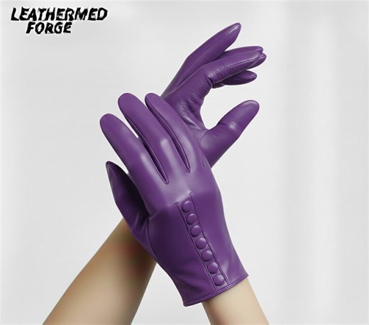 Cashmere Lined Lambskin Leather Gloves for Women | Soft Warm Winter Leather Gloves | Luxury Cold Weather Gloves - Etsy