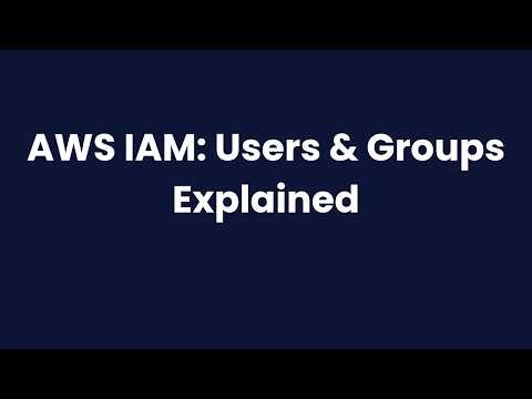 AWS IAM Tutorial for Beginners: Users, Groups & Permissions (Step-by-Step)