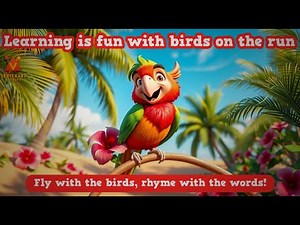 Bird Rhyme for Kids | Fun Animated Poem About Birds | Learn with Nature