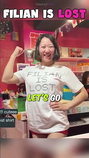 Filian is Lost" Shirt in Japan!
