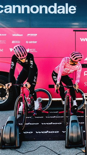 EF Education–EasyPost | Welcome to EF Pro Cycling spin class: Wahoo KICKR edition 🤣 #efprocycling #wahooligan | Instagram