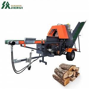 20t Commercial Firewood Processor Firewood Cutter and Splitter Horizontal Log Processor