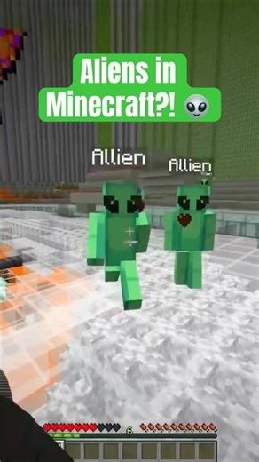 Aliens in Minecraft?! 😱👽