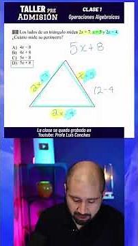 Los lados de un triángulo miden... ¿Cuánto mide su perímetro? 🔺