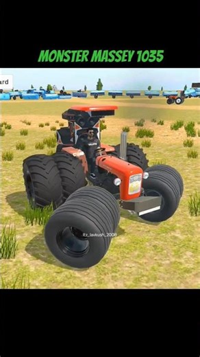 MONSTER MASSEY 1035 ADDED 🥳 INDIAN DESI LIFE SIMULATOR 3D #tractorgame #youtubeshorts