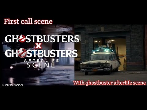 Ghostbuster (1984) First call scene with ecto 1 from ghostbuster afterlife