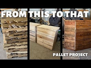 PALLET WOOD DRESSER | 60$ FOR TWO