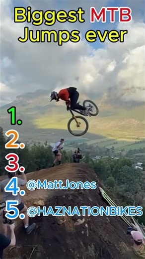 Top 5 Biggest MTB Jumps #mtb#downhill#enduro#mtblife#fyp