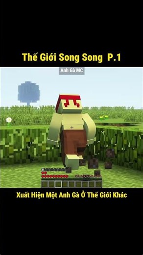 Parallel Worlds Part 1 - A Chicken in Another World??! 🤣 - Episode 1045 #shorts #minecraft