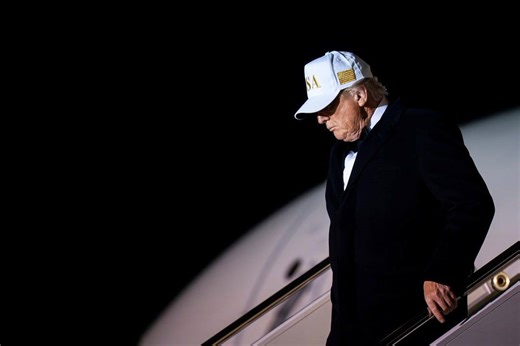 Trump blames Biden for Air Force One fears