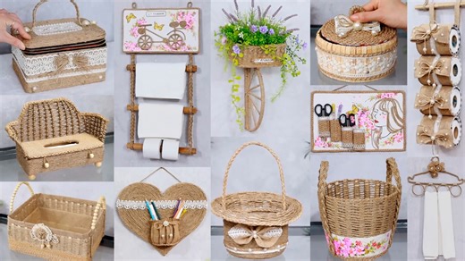 247K views · 14K reactions | Super surprise12 Useful Jute Craft Ideas are recycled Waste Material | Diy Bigboom | Facebook