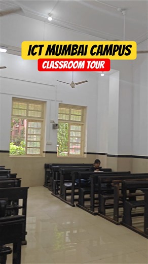 ICT Mumbai Classroom Tour 🫠 | ICT Mumbai Campus Tour | Mhtcet #ict #classroom #campus #caprounds