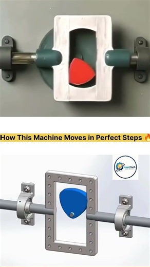 How This Machine Moves in Perfect Steps 🔥⚙️ | Geneva Mechanism Explained