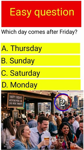 Which Day Comes After Friday? | Fun GK Quiz