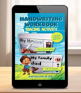 Handwriting Workbook. Tracing Words Activity. - Etsy