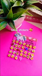 diy homemade emoji stickers 😁🥰#video #viral #trend #diy #artandcraft