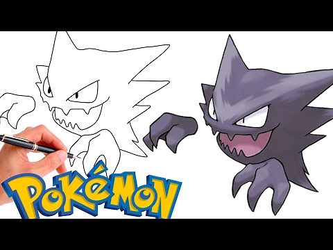 How To Draw HAUNTER POKEMON #093 | Generation 1