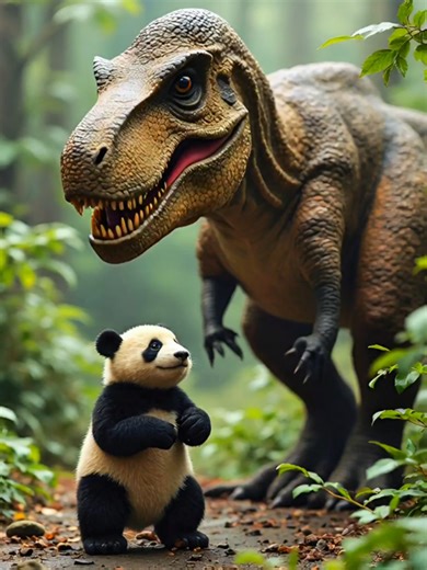 T-Rex Panda hybrid #hybrid #animals #hybridanimals #aidesign #hybridlogy