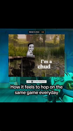 How it feels to hop on the same game everyday