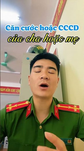 ➤Hồ sơ cần khi đi làm thủ tục cấp CCCD người 6 - 14t