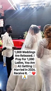 I Pray For 1000 Ladies, You Are All Getting Married In 2026. Receive It. #wedding | Excited Gist