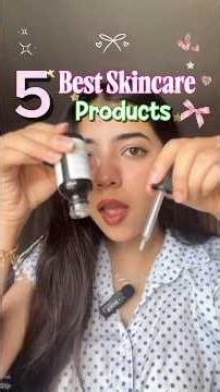 5 *Best Skincare* Products ✅ #skincare #ytshorts #skincareproducts #glowingskin #shortsfeed