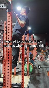 19K views · 2.4K reactions | The secret to chest to bar pull ups is learning how to mobilise your shoulders so you can pull further and bring your chest to the bar. Here's a visual showing how changing your shoulder position helps you pull higher. #calisthenics #fitness #pullup #bodyweightfitness #calistenia | Tim Vuu | Facebook