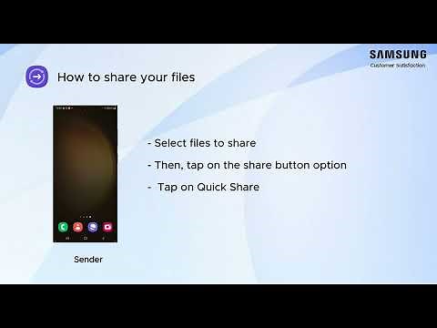 How to use Quick Share?