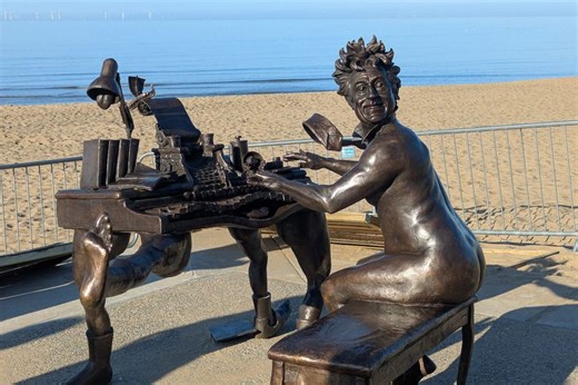 Brilliantly 'subversive' Terry Jones statue captures spirit of Monty Python star