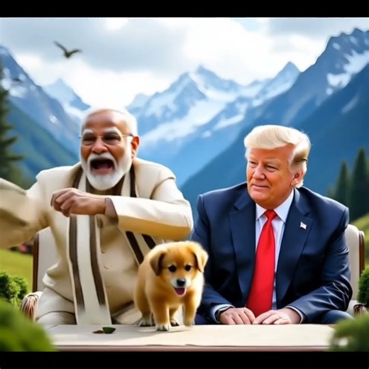 Modi surprised and Trump laughing 🤣🤣🤣