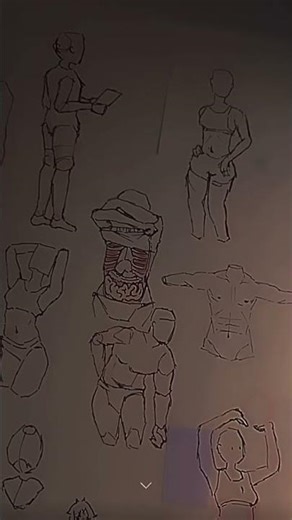 Some old sketches btw || #puppet #drawing #toes #video #viral