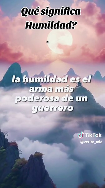 Significado profundo de la humildad