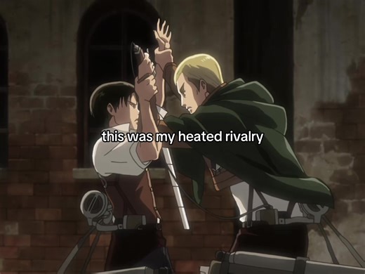 they wanted each other so bad in acwnr #eruri #leviackerman #erwinsmith #attackontitan #heatedrivalry