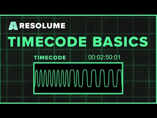 时间码是什么？Resolume 时间码工作流基础教程