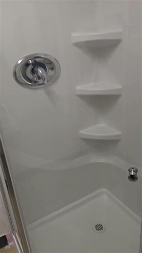 Neo-Angle Shower Enclosure Installation: Top Tier Plumbing #shorts