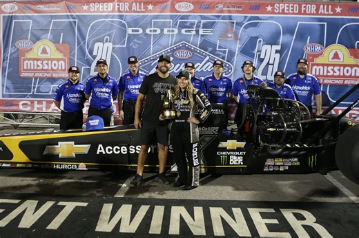Brittany Force and her husband take to “the other side of the world” after NHRA star’s retirement