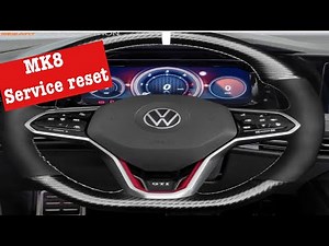 How to reset the service light on a 2021 MK8 VW Golf.