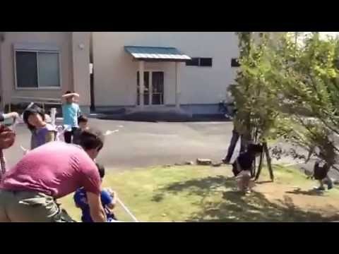 ゴム発射式ロケット工作