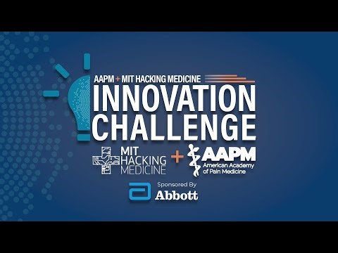 American Academy of Pain Medicine & MIT hacking Medicine Innovation Challenge at AAPM 2022