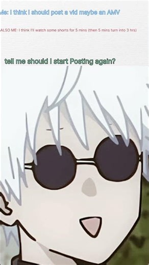 tell me guys should I start posting again when my pc gets fixed? #lazy