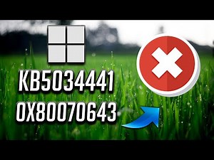 KB5034441 Update Not Installing Error 0x80070643 On Windows 10 FIX