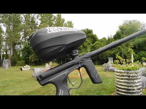 New Dye DSR Paintball Marker - shooting video and review