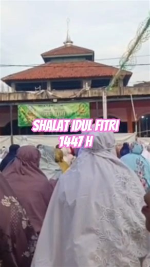 Alhamdulillah bisa melaksanakan shalat idul fitri 1447 H 2026 bersama anak-anak 🥰