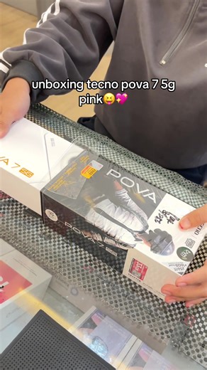 Unboxing Tecno Pova 7 5G Pink