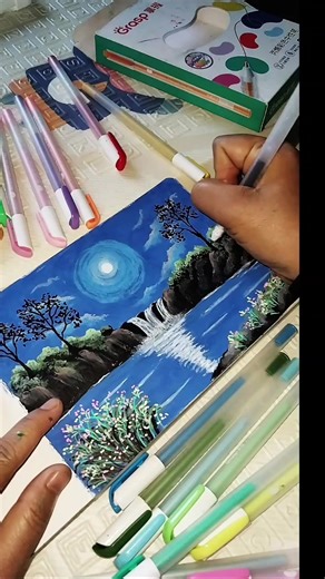 Exploring Acrylic Gel Pen Techniques in Painting