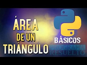 #10 [Python] - Área de un triángulo dadas sus coordenadas (1/2)
