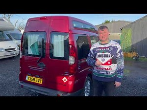 2008 FIAT DOBLO CAMPER EBAY AUCTION BY CAMPER NERD WITH FREE DELIVERY